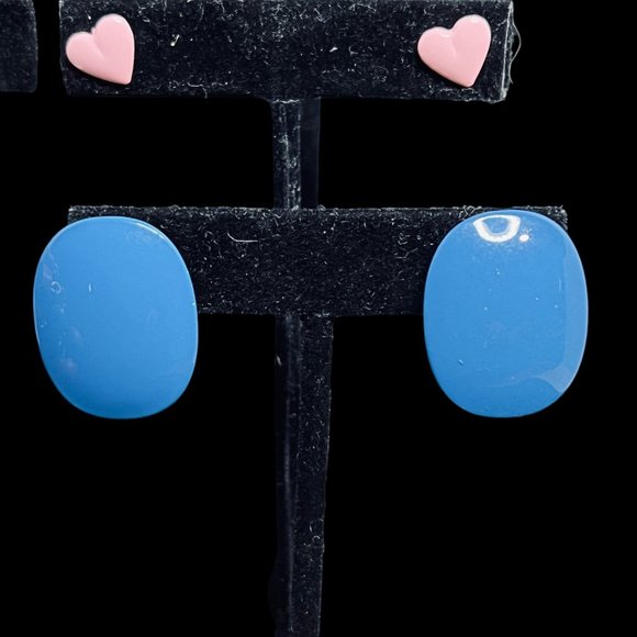 Lot of 6 Silver Tone Pierced Earrings (4834) - Picture 7 of 9